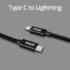 Type C to Lightning - Nylon Braided - Image 2