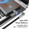 Type C to Lightning - Premium Rotational Black - Image 3