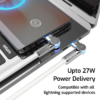 Type C to Lightning - Premium Rotational White - Image 3