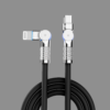 Type C to Lightning - Premium Rotational Black
